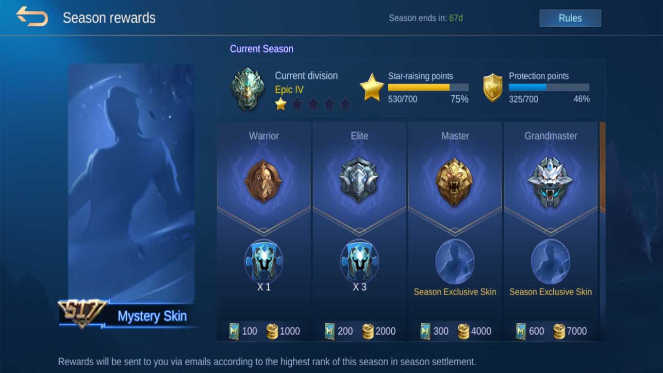 Complete ML Rank List 2023: How It Works and Rewards - Lapakgaming Blog  Philippines